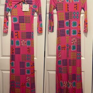 NWT Jules Reid maxi dress The Dean Daisy Love - 8